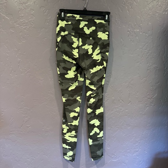 lululemon athletica Pants - Lululemon Athletica Green Camouflage Leggings - 4